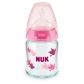 Продукт NUK First Choice - стъклено шише Temperature Control 120мл. със силиконов биберон за хранене 0-6мес. - 1 - BG Hlapeta